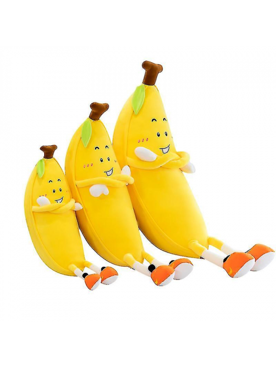 Plyšový hračka banán s usmievavou tvárou 80 cm